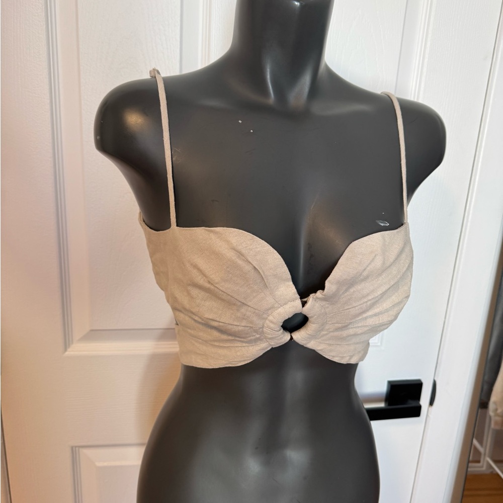 Elegant Beige Women's Bralette